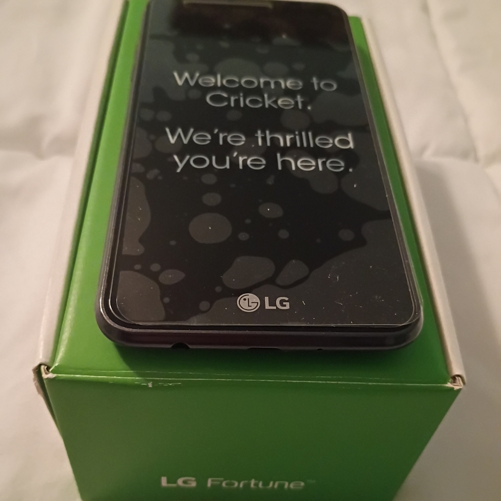 LG Fortune M153 - 16GB - Titan Black (Cricket) - Used